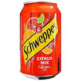 Солодкий напій Schweppes Citrus Mix 330мл ж/б 24шт/ящ, Польша
