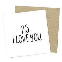 Маленька листівка PS I love you