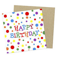 Маленька листівка Happy birthday