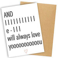 Лист з конвертом Always love you