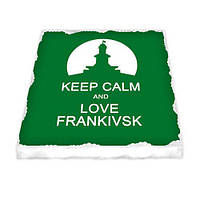 Магніт керамічний Keep calm and love Frankivsk