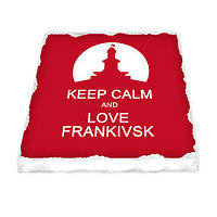 Магніт керамічний Keep calm and love Frankivsk