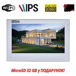 IP-відеодомофон 7 дюймів з Wi-Fi SEVEN DP-7577FHDW - IPS white, фото 1