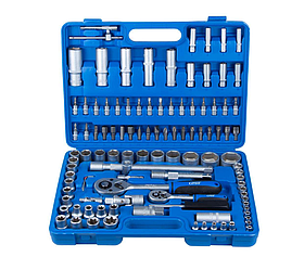 Набір насадок торцевих і біти 1/4", 1/2"  в кейсі Start GRAD 108шт