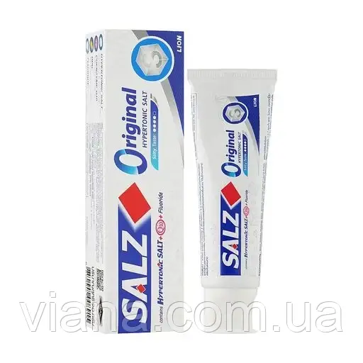 Зубна паста коензимом Q10 та сіллю LION Thailand Salz Original 90 г