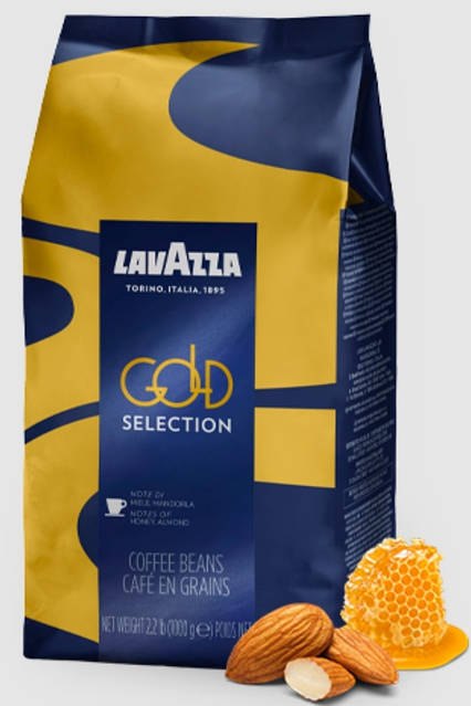 Оригинал! Кофе в зернах Lavazza Gold Selection 1кг Лавацца, 80/20
