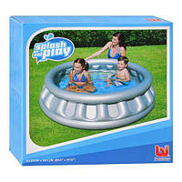 Басейн дитячий Bestway 51080 Космічний корабель, круглий, вміст. 512л, 157-41 см.