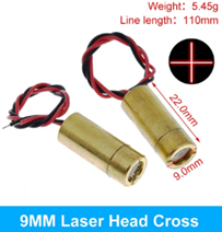 Лазерний модуль9MM Cross 3V