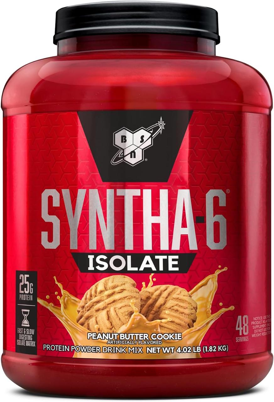 Протеїн BSN Syntha-6 Isolate 1.8 kg (PEANUT BUTTER COOKIE), фото 1