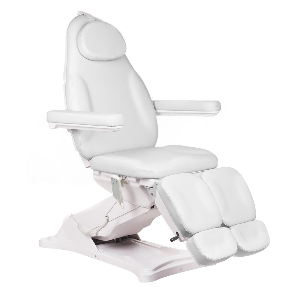 Електричне косметичне крісло для салону краси, педикюру MODENA PEDI BD-8294/WHITE Біле