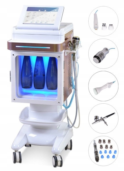 Комбайн косметологічний водневе очищення Calissimo H2 PEEL+ PREMIUM OXY Co2 RF K1-HYDRA-CLAUDI, фото 1