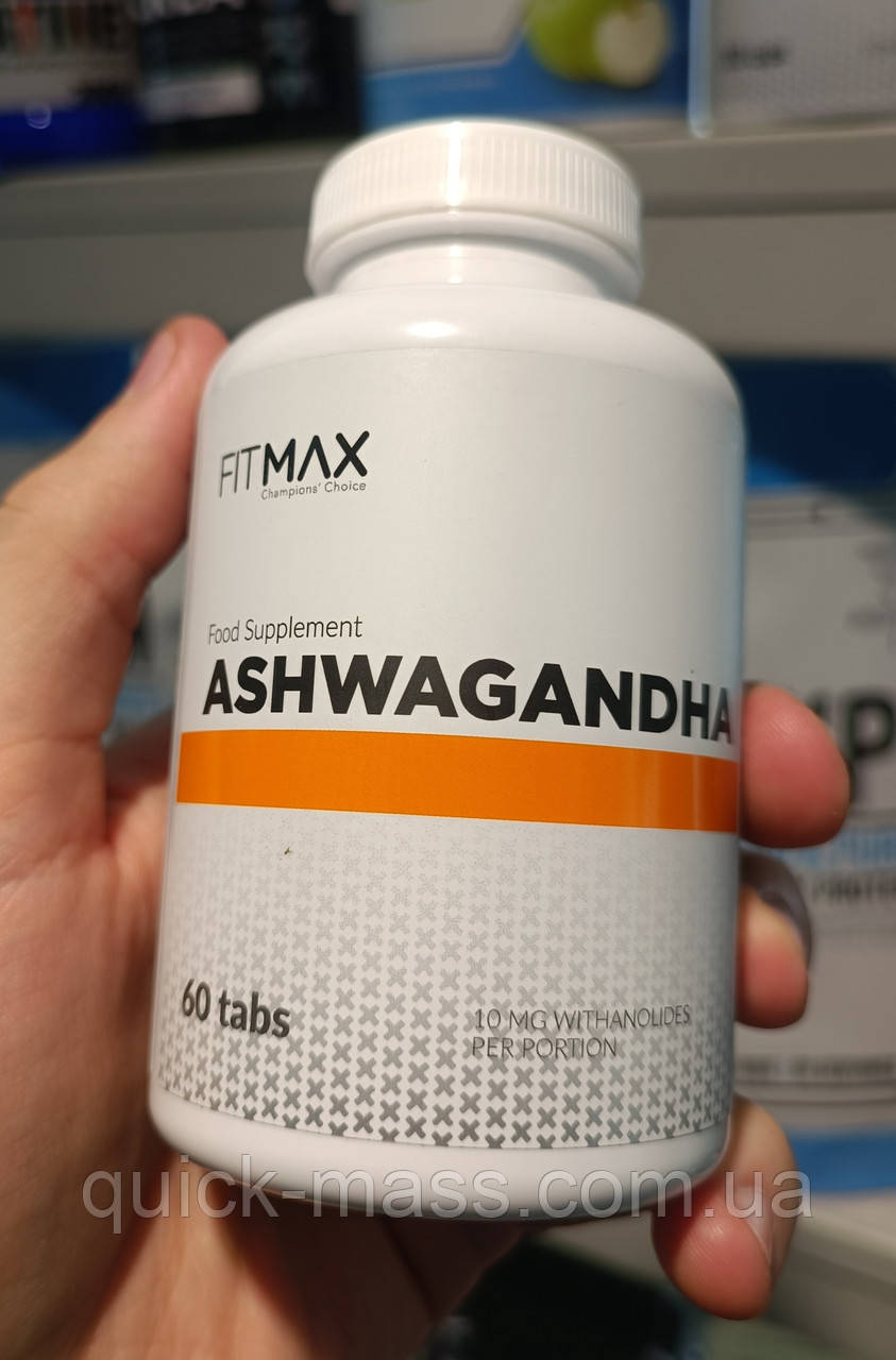 Ашваганда FitMax Ashwagandha 60 tabs, фото 1