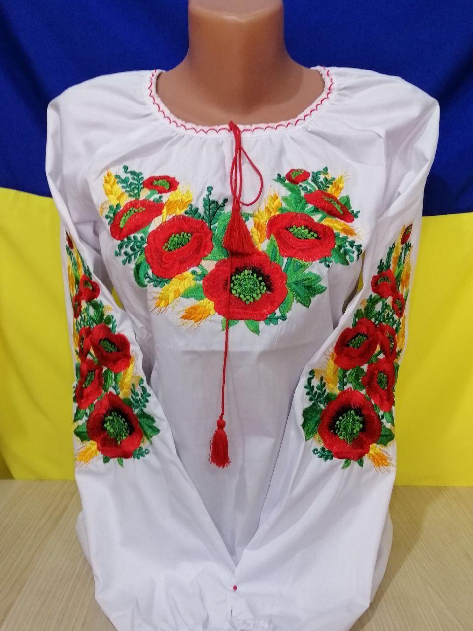 Опт Підліткова вишиванка для дівчат р. 152-170