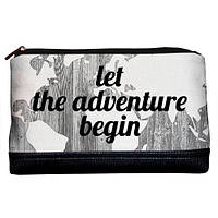 Косметичка дорожня жіноча Lovely Let the adventure begin