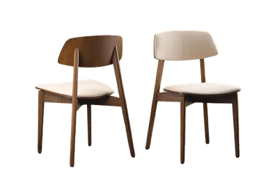 Стілець кухонний дерев'яний обідній Орто оновлений зі спинкою стільці на кухню для кафе стільчик із дерева з м`яким сидінням