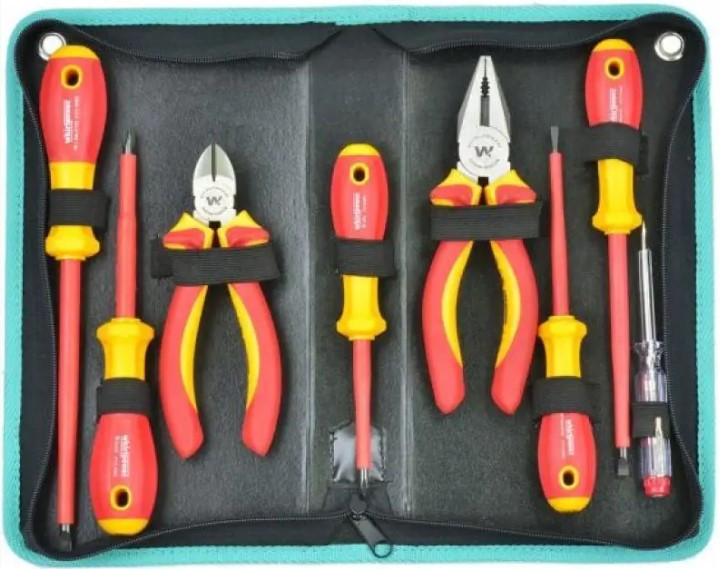 Набір інструментів діелектричних Whirlpower 8 предметів в чохлі