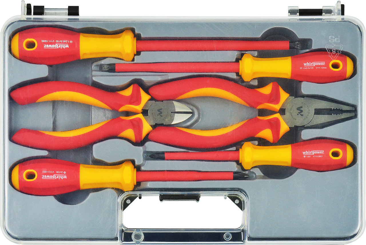 Набір інструментів діелектричних Whirlpower 6 одиниць у кейсі