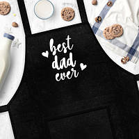 Фартух із написом Best dad ever (Найкращий тато)