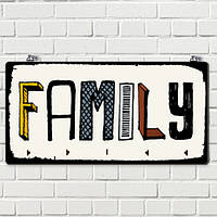 Ключниця настінна горизонтальна Family