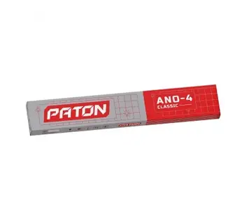 Електроди зварювальні Патон АNO-4 Classic Paton діаметр 3 мм, вага 5 кг для зварювання низьковуглицевої сталі
