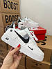 Жіночі кросівки Nike Air Force 1 white L8 utility White Black Найк Форс чорно-білі кеди низькі шкіряні, фото 5