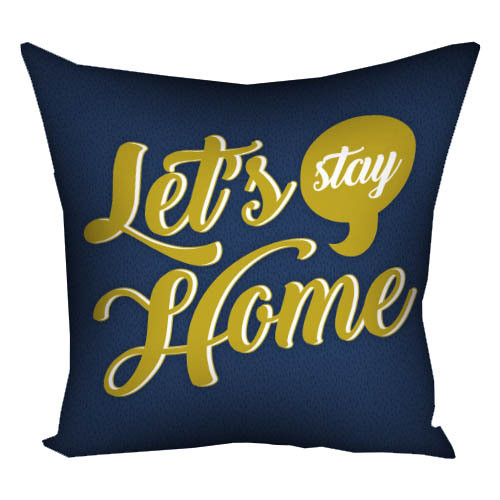 Наволочка для подушки 50x50 см Let`s stay home