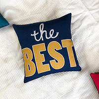 Подушка з принтом 40х40 см The best