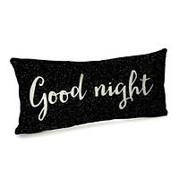 Подушка для дивана (бархіт) 50х24 см Good night