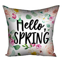 Наволочка для подушки 40х40 см Hello, spring