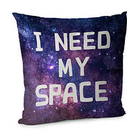Наволочка для подушки (бархіт) 45х45 см I need my space