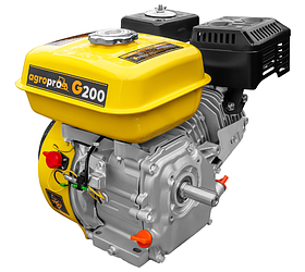 Двигун бензиновий AgroPro 10124333 5 кВт вал 20 мм двигун внутрішнього згорання