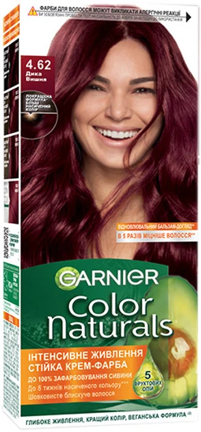 Крем-фарба для волосся Garnier Color Naturals, 4.62 Дика вишня, фото 1