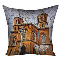 Подушка з принтом 30х30 см Chernivtsi the city of dreams