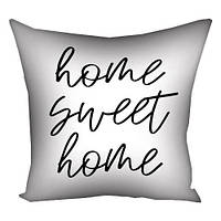 Наволочка для подушки 50х50 см Home sweet home