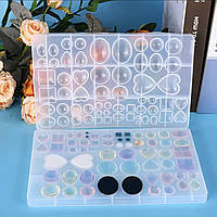 Молд для епоксидної смоли великий, для заливання безлічі моделей, 1 шт. Ок. 26 см