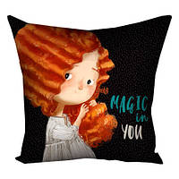 Подушка з принтом 40х40 см Magic in you