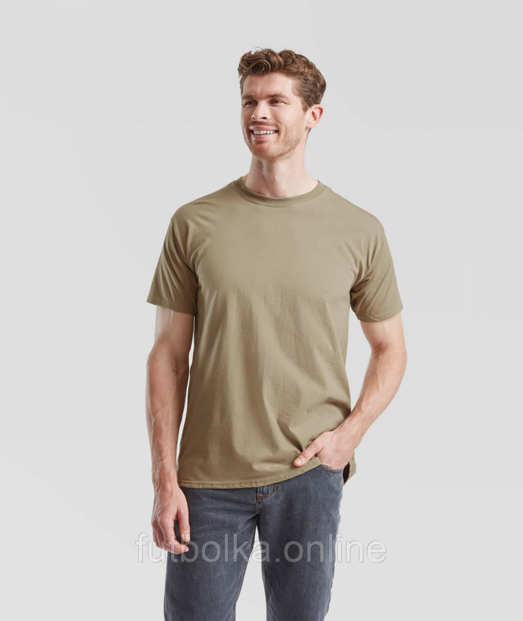 Пісочна футболка чоловіча класична ValueWeight Fruit of the loom