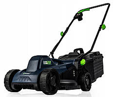 Потужна електрогазонокосарка 1200 Вт Wuber W08100 газонокосарка електрична для трави