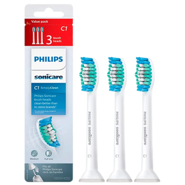 Насадка PHILIPS Sonicare HX6013/58 Simply Clean C1 - 3 шт