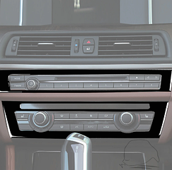 Накладка системи мультимедіа BMW 5 Series F10 2011-2017 Накладка магітоли БМВ 5 Ф10