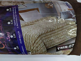 Плед Версаче полуторный 150*215 Велсофт