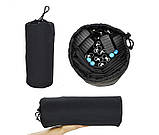 Складне похідне ліжко Розкладушка Solve KT6005802 Black solve, фото 2