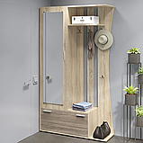 Передпокій Авео-2 венге темний-дуб молочний Еверест (120х38х210 см), фото 4