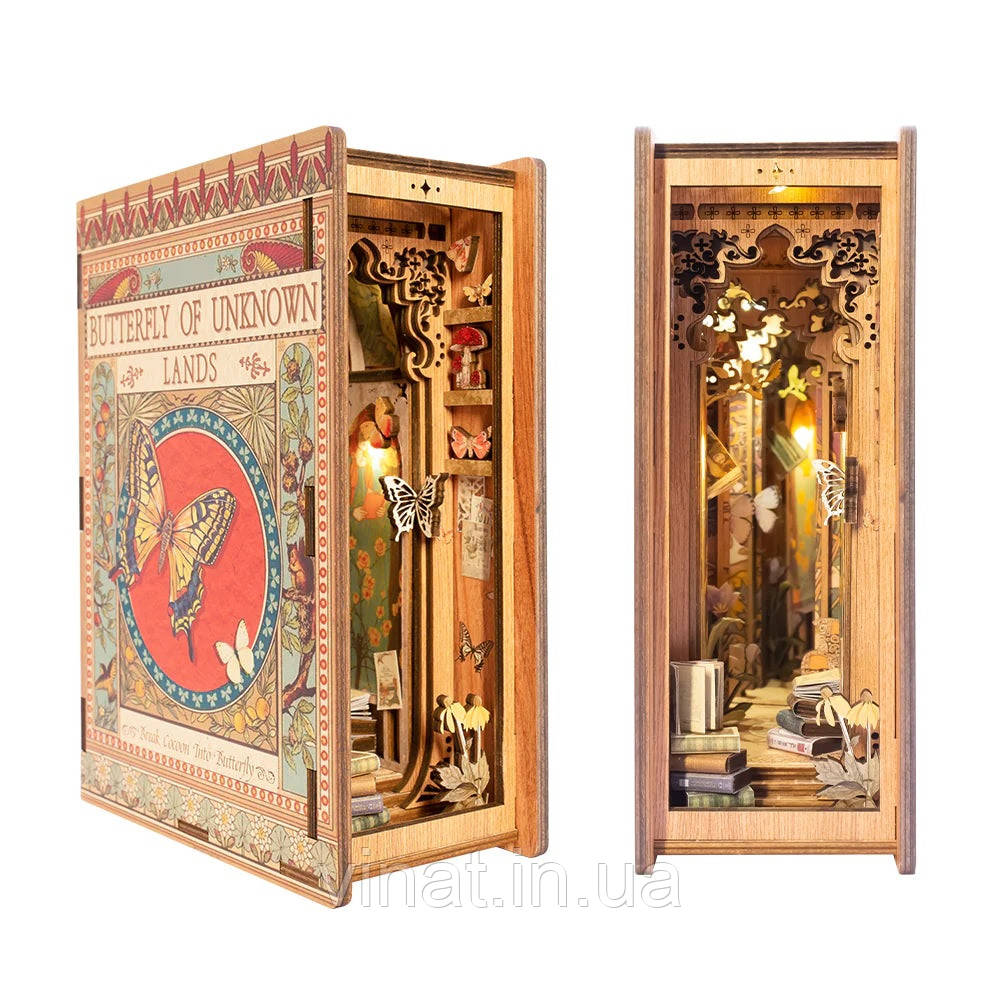 Бук Нук Метелик невідомих земель Book Nook Butterfly of Unknown Lands BK-01
