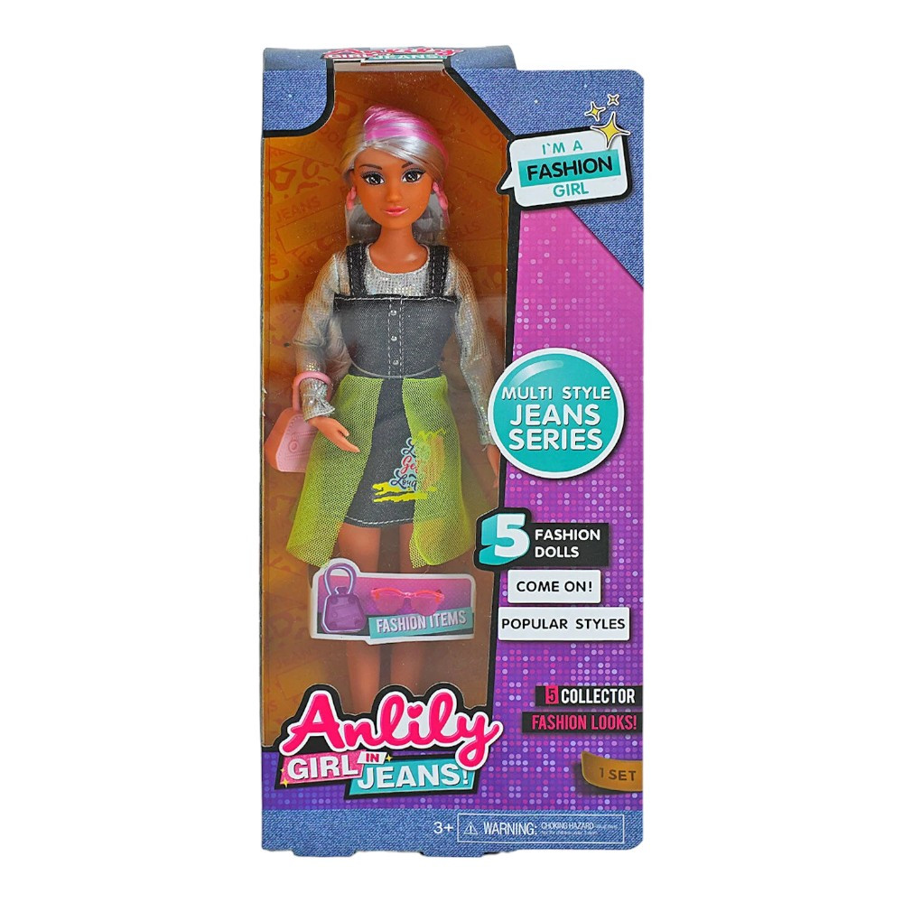 Лялька Anlily Jeans (30 см, аксесуари, взуття, знімне, в коробці) 616068 C, фото 1