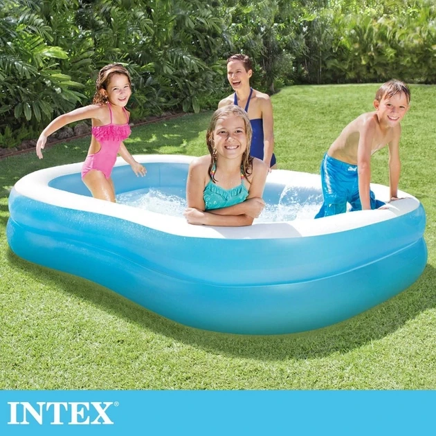 Intex 57180 дитячий басейн на 540 літрів від 3-х років, розмір 203*152*48 см