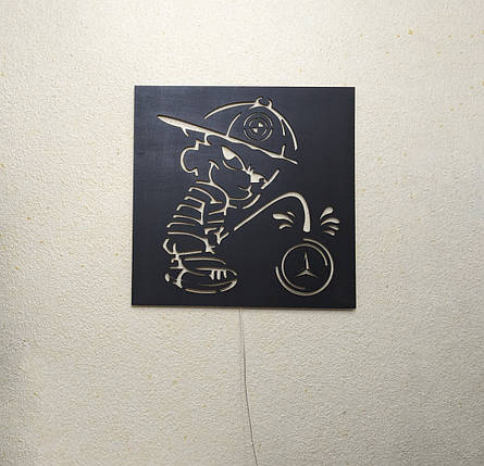 Панно декоративне картина на стіну BMW vs Mercedes 600х600 acr-p000172, фото 1