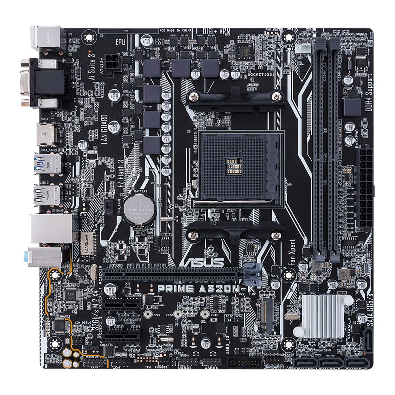Материнська плата Asus A320M-K Prime Socket AM4 (PRIME A320M-K) Б/В