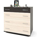 Комод на 4 ящики К-1 Еверест на телескопах Венге (80х45х73 см), фото 6