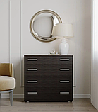 Комод на 4 ящики К-1 Еверест на телескопах Венге (80х45х73 см), фото 3